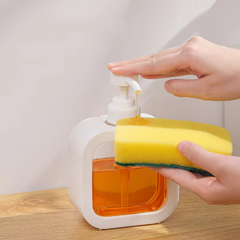 Dispensador de Sabonete Recarregável 300ml - Garrafa Portátil para Shampoo, Loção e Gel de Banho